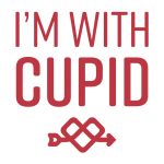 I'm With Cupid Logo Red